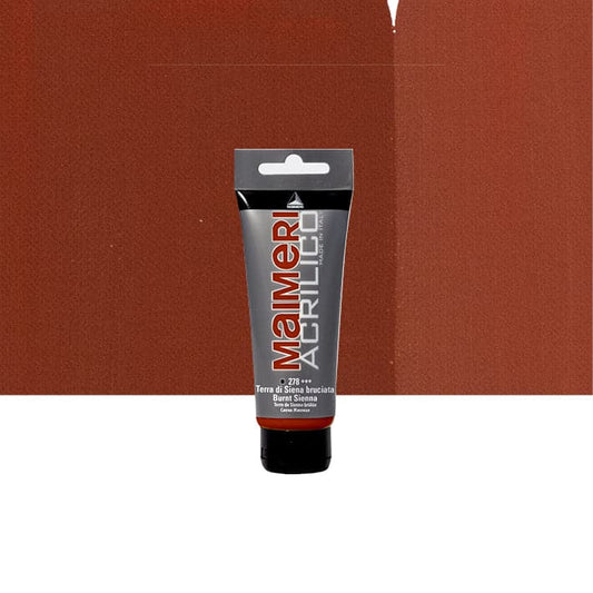 ACRYLIC COLOUR BURNT SIENNA 75ML