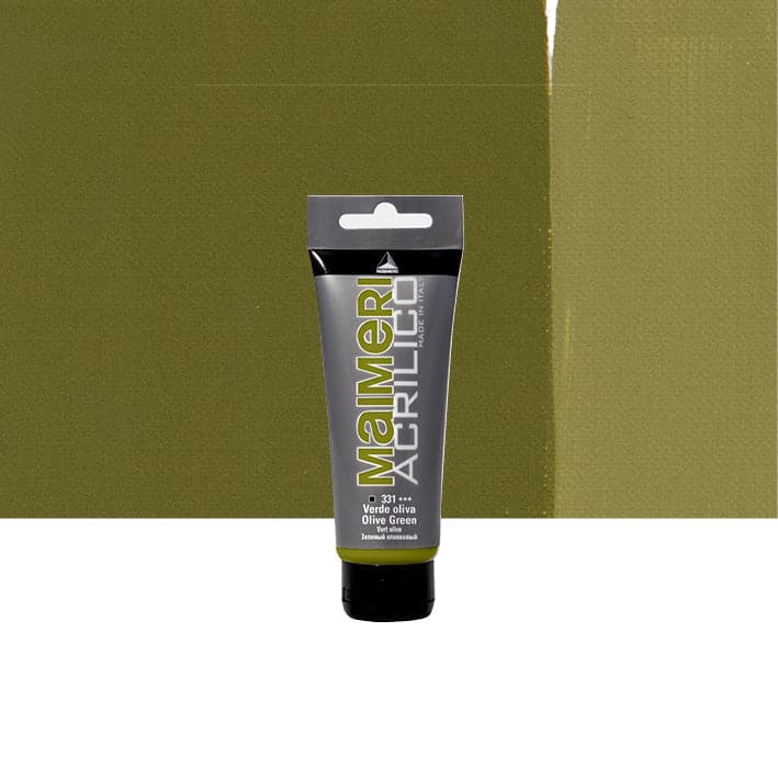 OLIVE GREEN ACRYLIC COLOUR 75ML