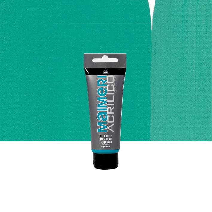 TURQUOISE ACRYLIC COLOUR 75ML - best price from Maltashopper.com BR480430459