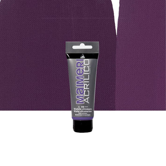 ACRYLIC COLOUR ULTRAMARINE VIOLET75ML