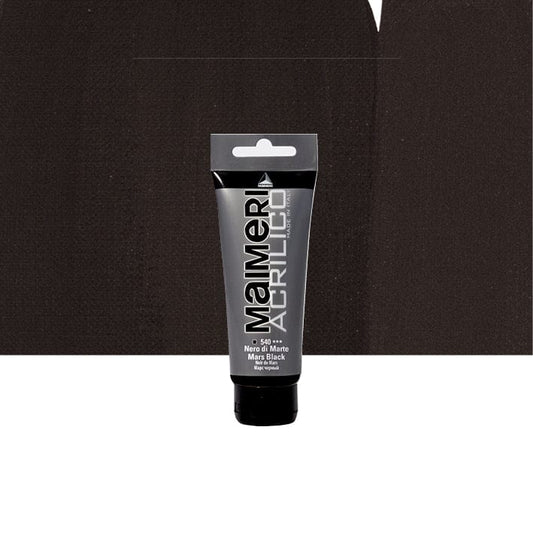 Bricocenter MARS BLACK ACRYLIC PAINT 75ML