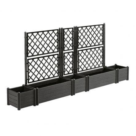 RECTECTORY PLANTER ITALY W/SPALL ANTHRACITE - best price from Maltashopper.com BR500002048