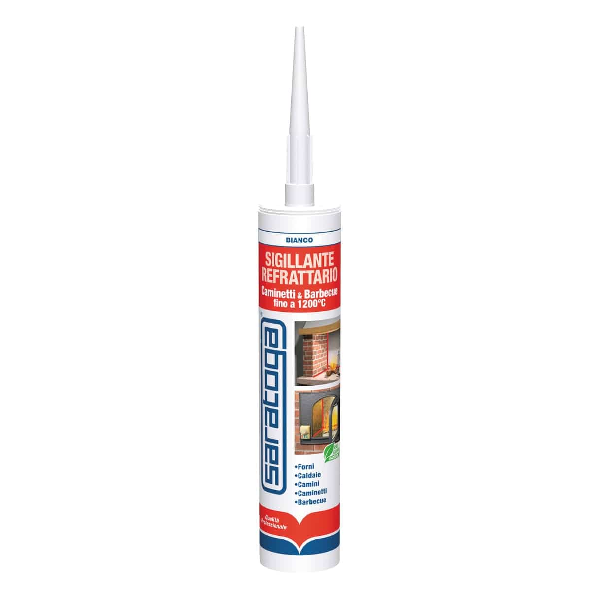 Bricocenter REFRACTORY SILICONE FOR BBQ WHITE 280ML