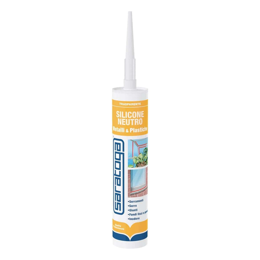 Bricocenter SILICONE FOR PLASTIC METAL TRANSP 280ML