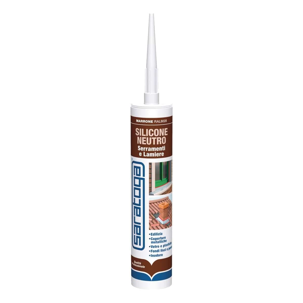 Bricocenter SILICONE FOR EXTERNAL METAL BROWN 280ML