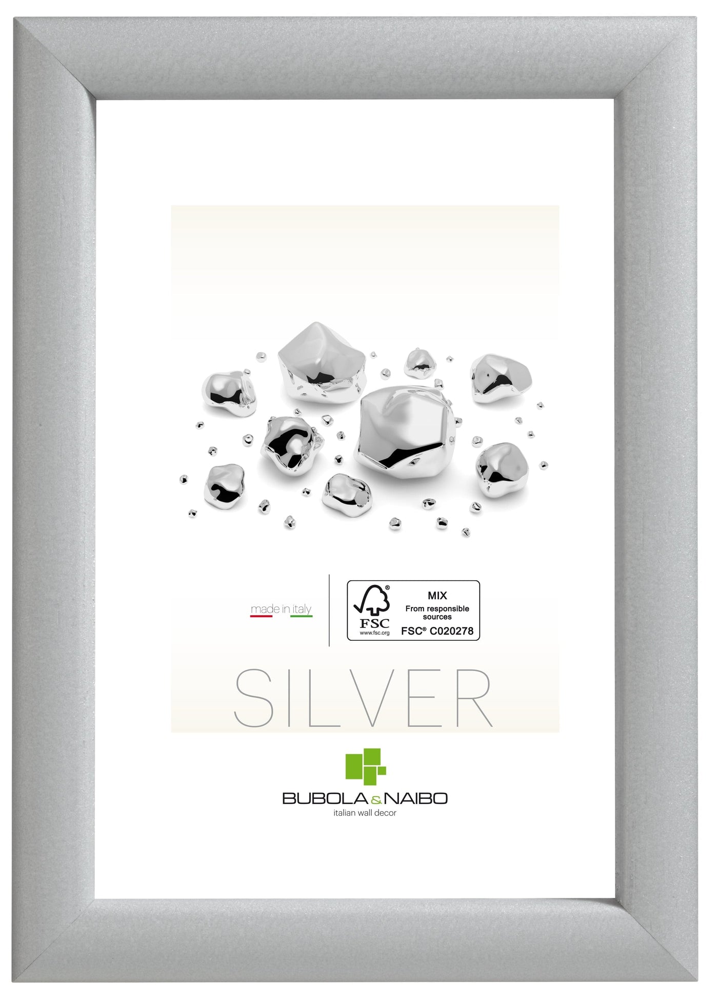 Bricocenter BOMBERINO FRAME 13X18 CM WOOD SILVER