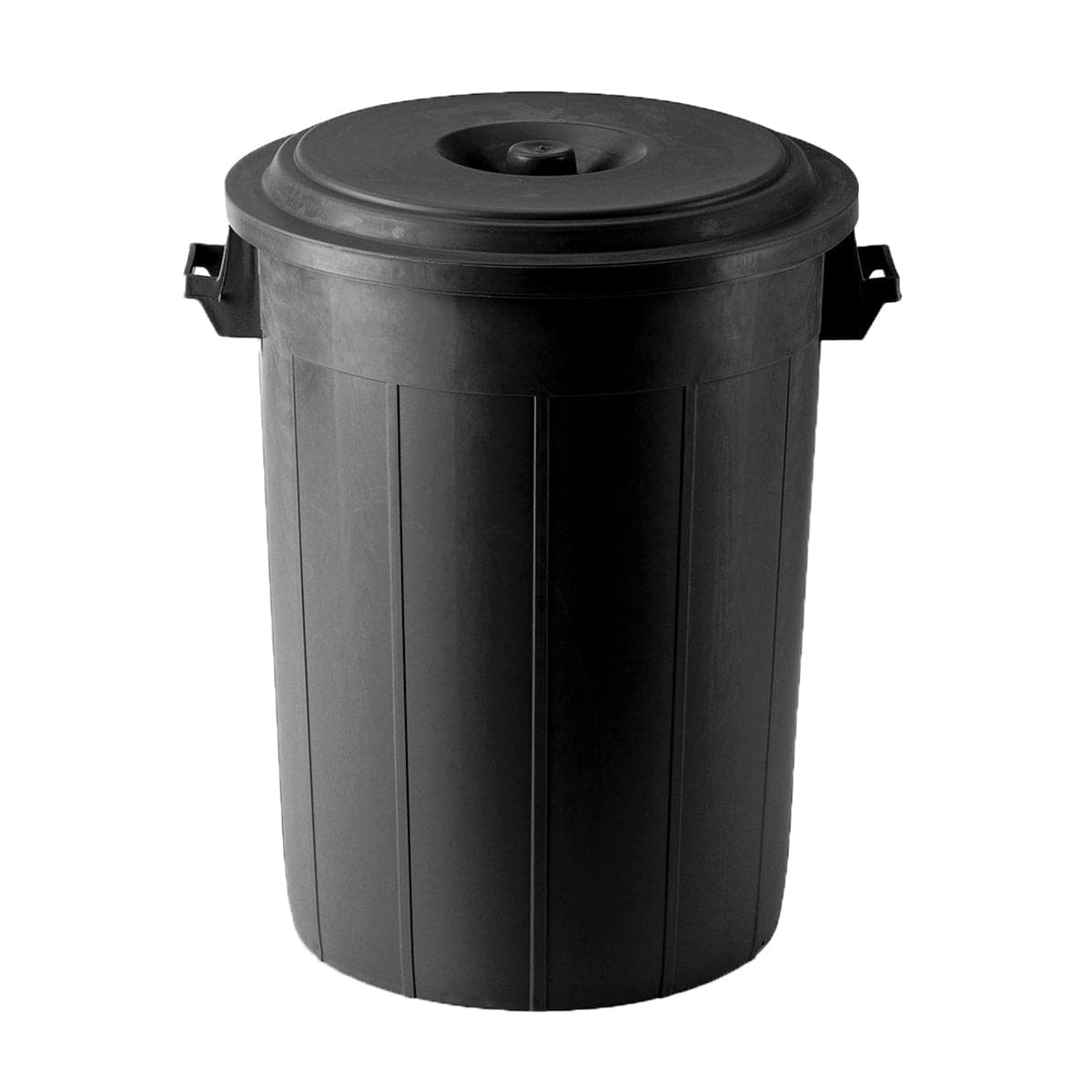 Desbin Single Industrial Dustbin 70Lt ( Drum ) Black | MaltaShopper ...