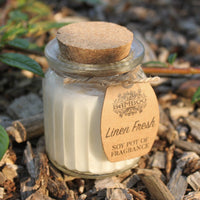 Linen Fresh Soy Pot of Fragrance Candles - best price from Maltashopper.com SOYP-02