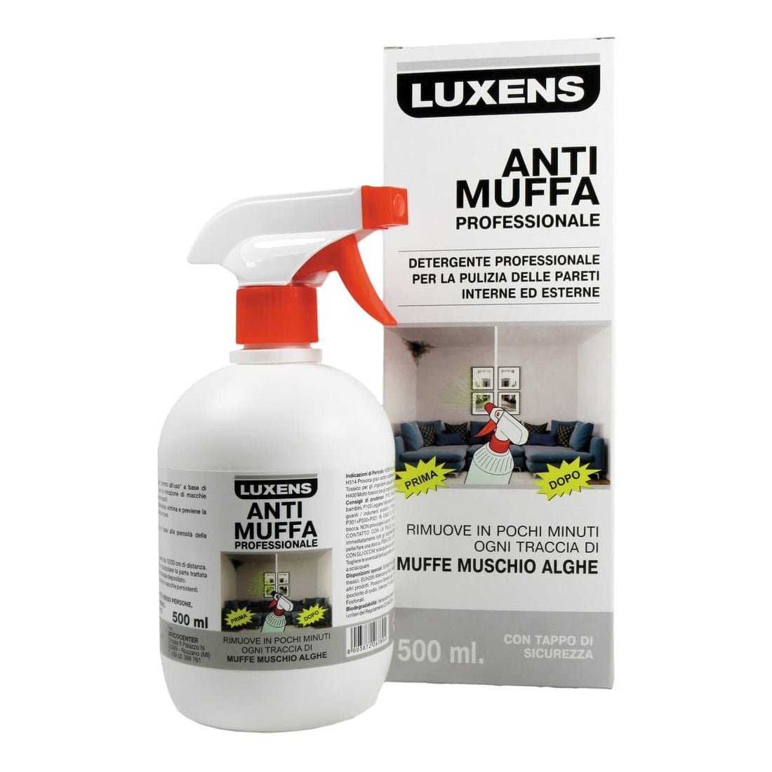PROFESSIONAL ANTI-MOULD CLEANER 500ML LUXENS - best price from Maltashopper.com BR470541020