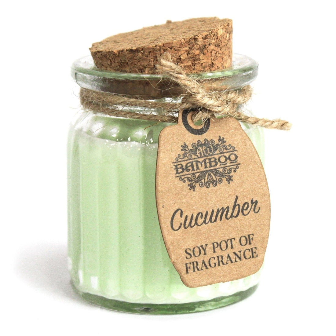 Cucumber Soy Pot of Fragrance Candles - best price from Maltashopper.com SOYP-03