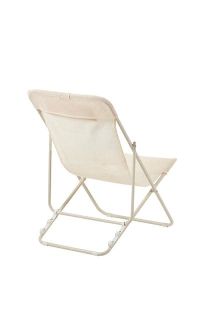 Casa MALTA Deckchair white H 80 x W 57 x D 90 cm