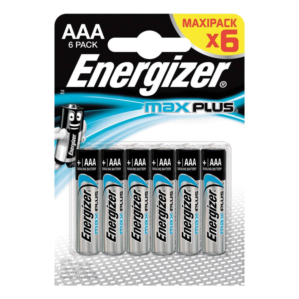 6 MINISTYL MAX PLUS AAA BATTERIES