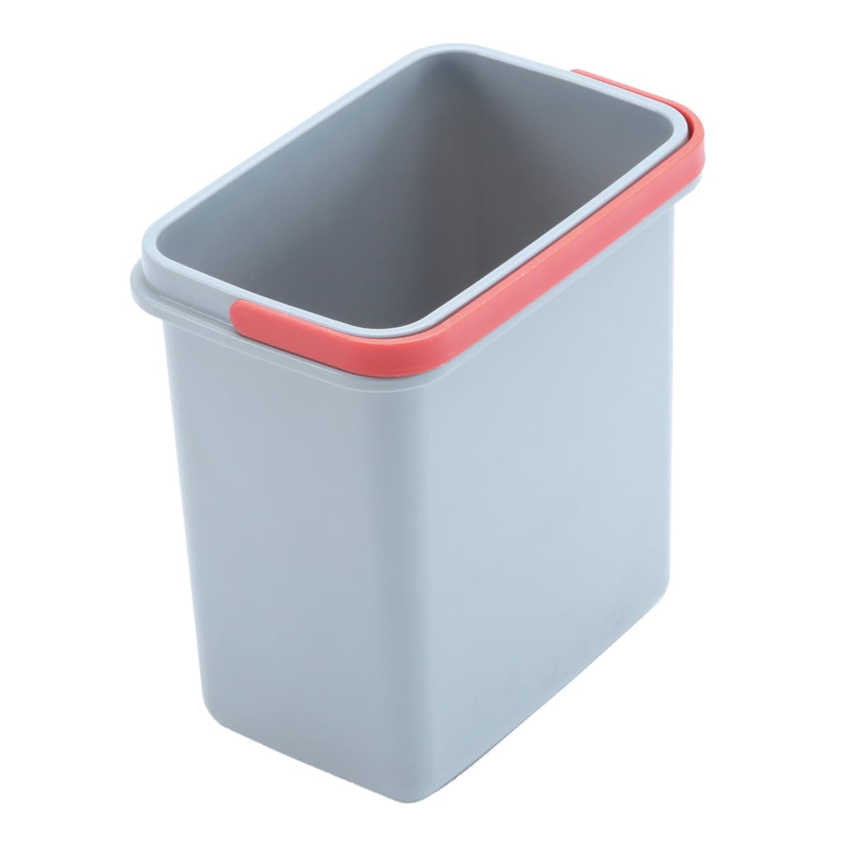 INNER DUSTBIN BUCKET WITH HANDLES L21.5 P14.5 H29.5CM 7LT POLYPROPYLENE GREY