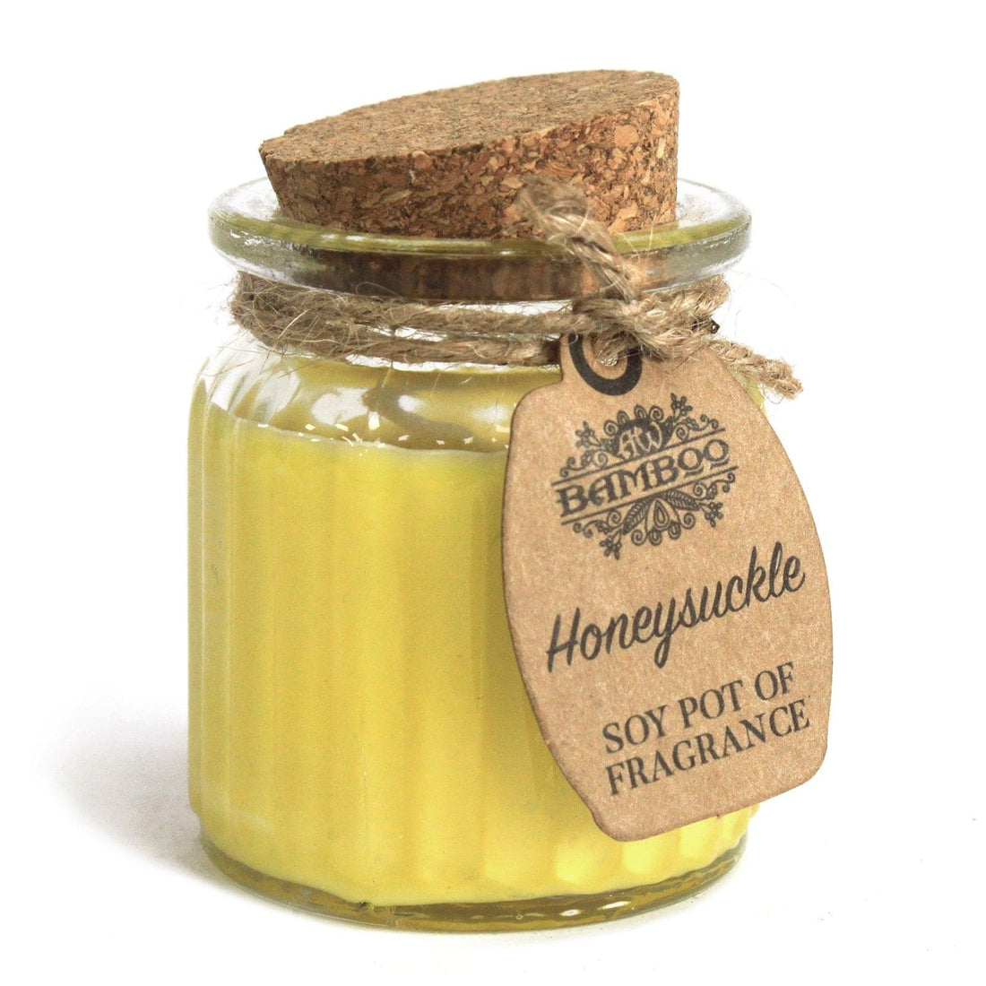 Honeysuckle Soy Pot of Fragrance Candle - best price from Maltashopper.com SOYP-06