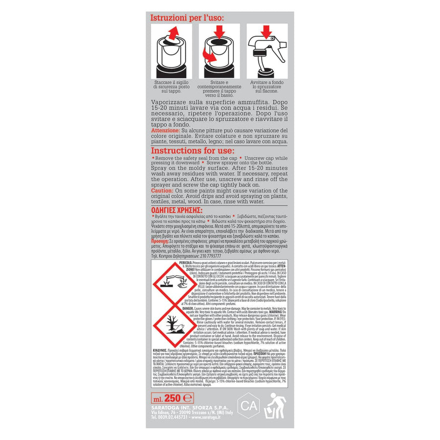 ANTI-MOULD SPRAY 250ML Z10