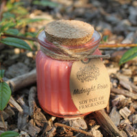 Midnight Rose Soy Pot of Fragrance Candle - best price from Maltashopper.com SOYP-10