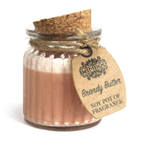 Brandy Butter Soy Pot of Fragrance Candle - best price from Maltashopper.com SOYP-12