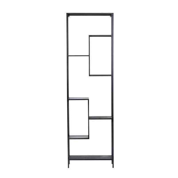 WILLIAM Black wall shelf H 200 x W 60 x D 20 cm - best price from Maltashopper.com CS643328