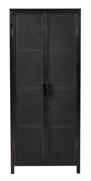 WEBSTER Closet, black H 165 x W 70 x D 40 cm - best price from Maltashopper.com CS668948