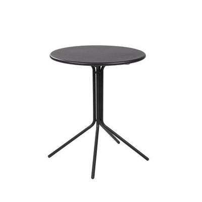 OLAV Black bistro table H 70 cm - Ø 60 cm - best price from Maltashopper.com CS669501
