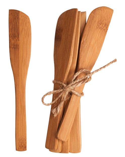 BAMBOO Tapa knives set of 6 naturalL 16 cm - best price from Maltashopper.com CS622216