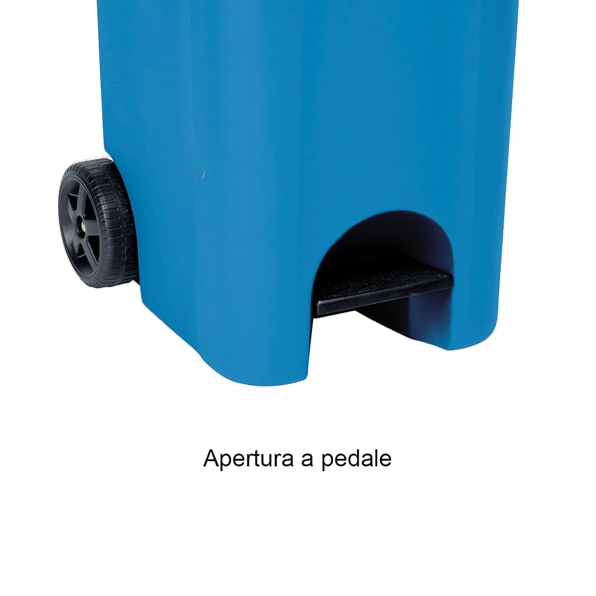 PEDAL BIN BLUE CAPRI URBAN SYSTEM 80LT WITH WHEELS - best price from Maltashopper.com BR410007611