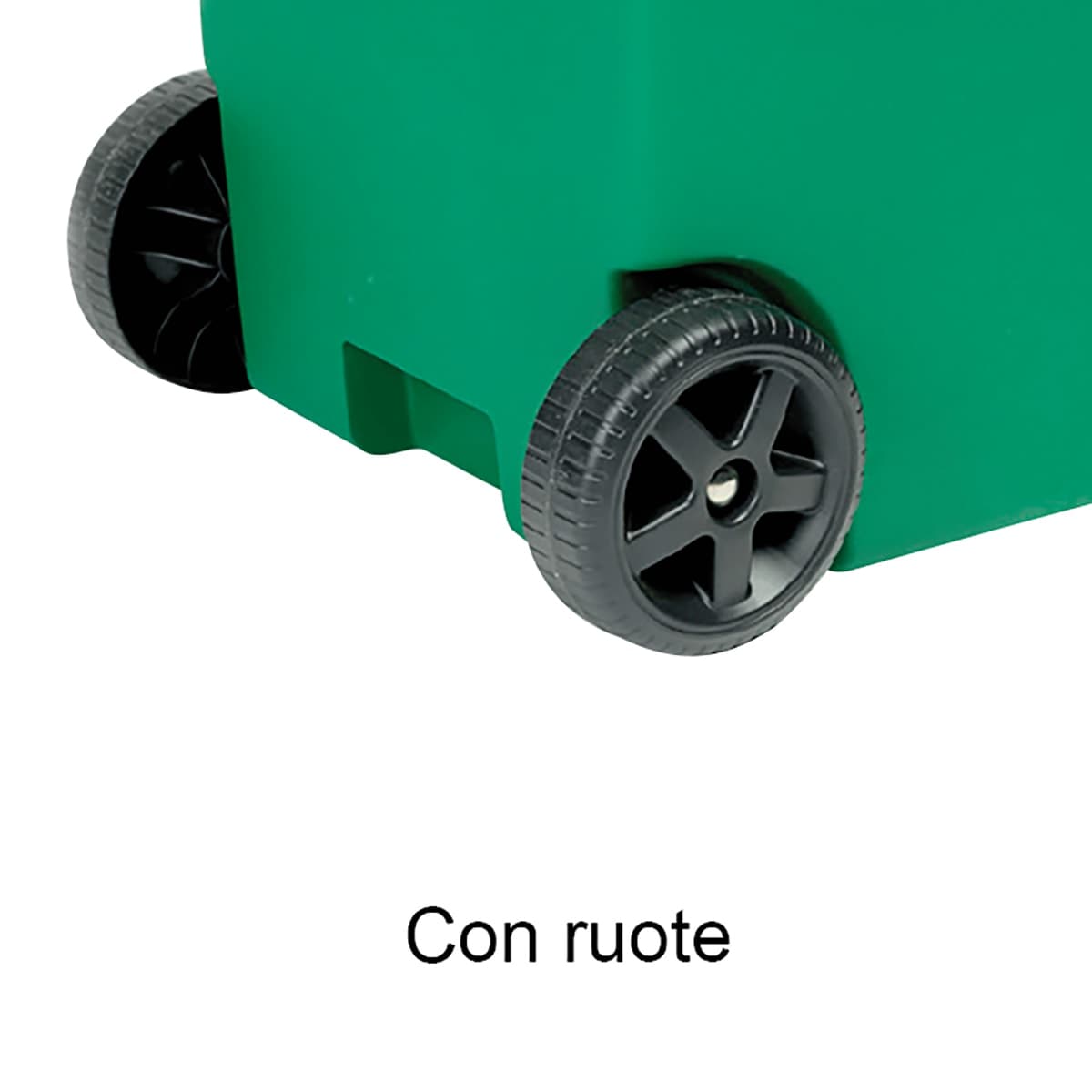 PEDAL BIN GREEN URBAN SYSTEM 80LT WITH WHEELS - best price from Maltashopper.com BR410007613