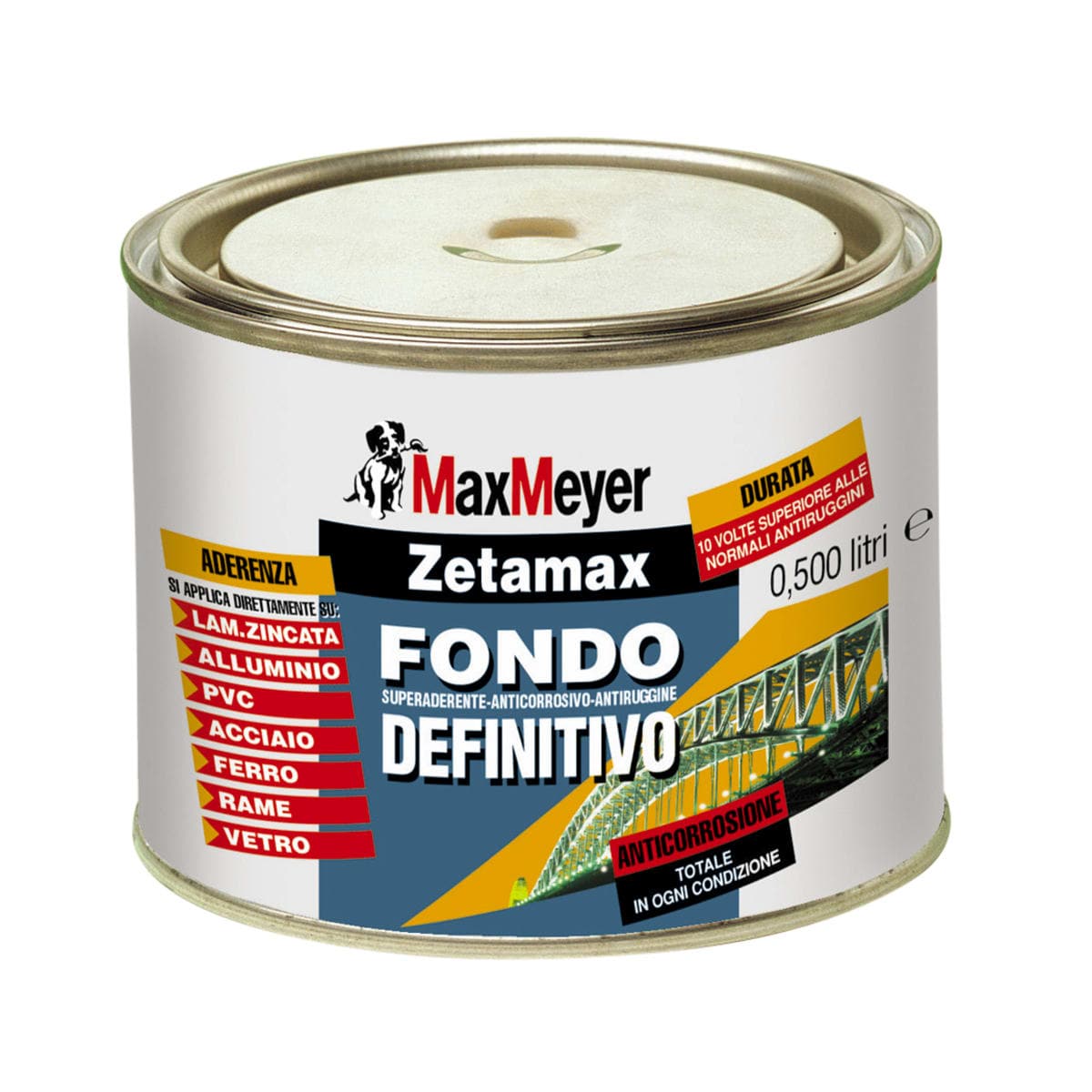 ALUMINIUM ZINC ANTI-RUST PRIMER ZETAMAX 500ML - best price from Maltashopper.com BR470401011
