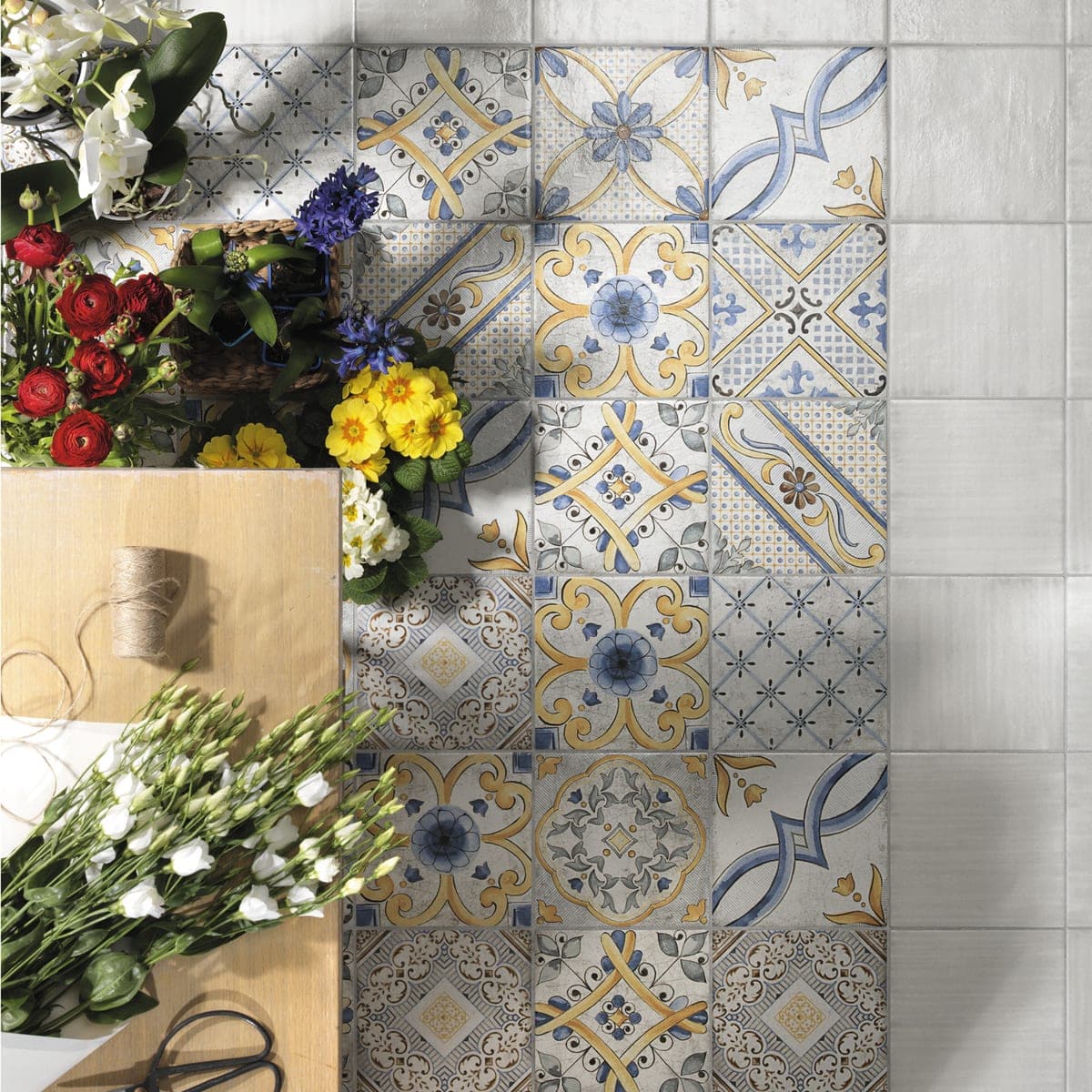 RIV 20X20 MED WHITE 1.42 M2 - best price from Maltashopper.com BR450001583