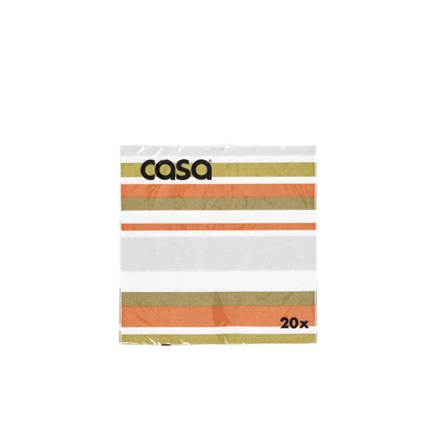 CALA Set of 20 paper napkins in various colors W 33 x L 33 cm - best price from Maltashopper.com CS671209