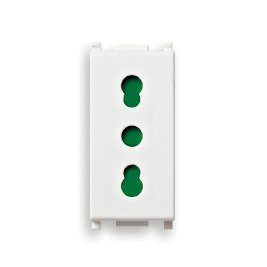 PLANA SOCKET 10/16A WHITE - best price from Maltashopper.com BR420100381