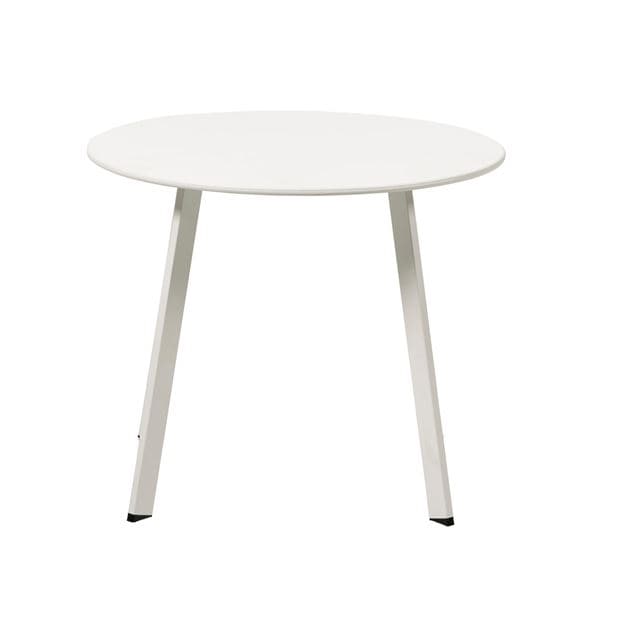 NURIO Matt white lounge table H 46 cm - Ø 60 cm