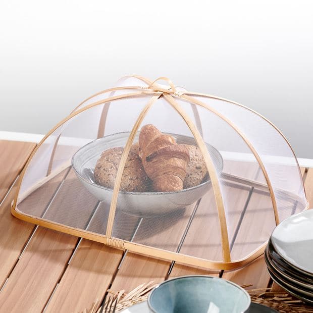 BAMBOO White food cover W 33 x L 43 cm
