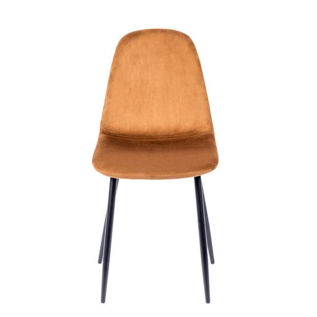 SILKE Table chair caramel H 86.5 x W 44 x L 52 x D 52 cm - best price from Maltashopper.com CS658427