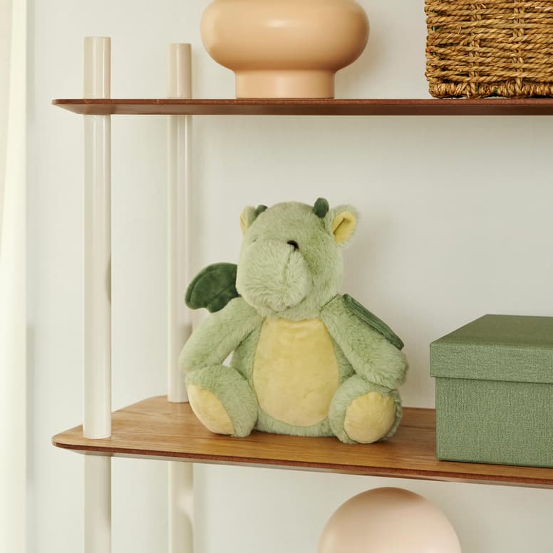 Casa MAGIC Green plush, H 23 cm