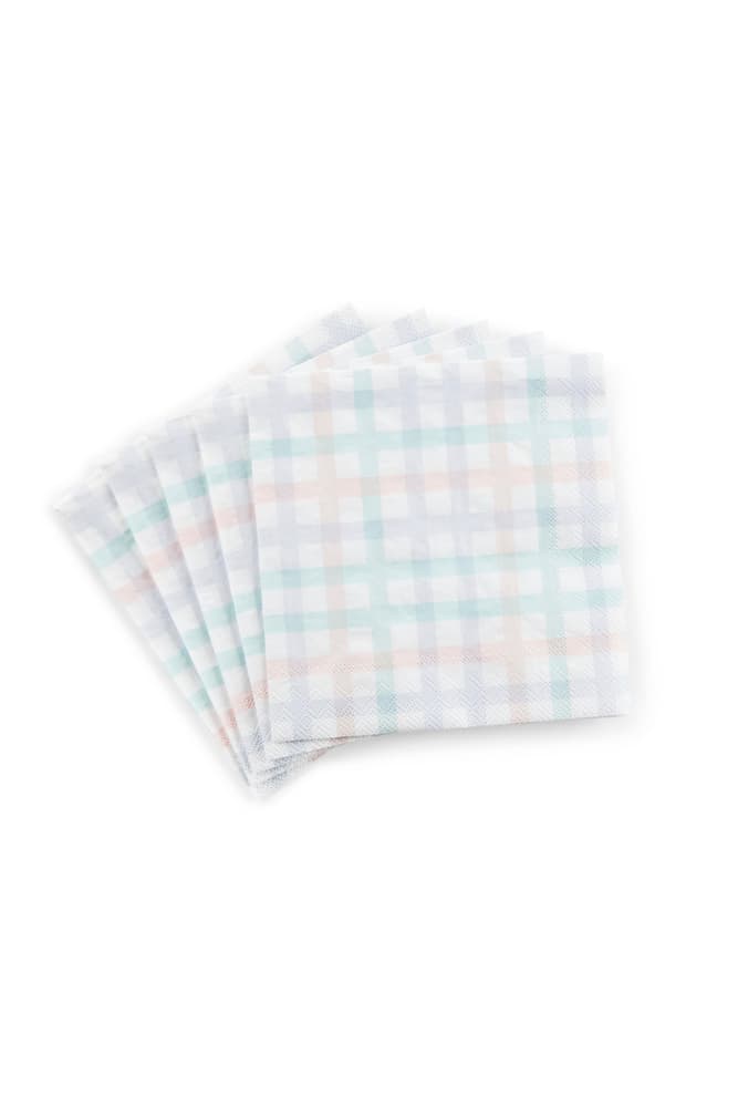 MELTY Set of 20 multi-coloured napkins
