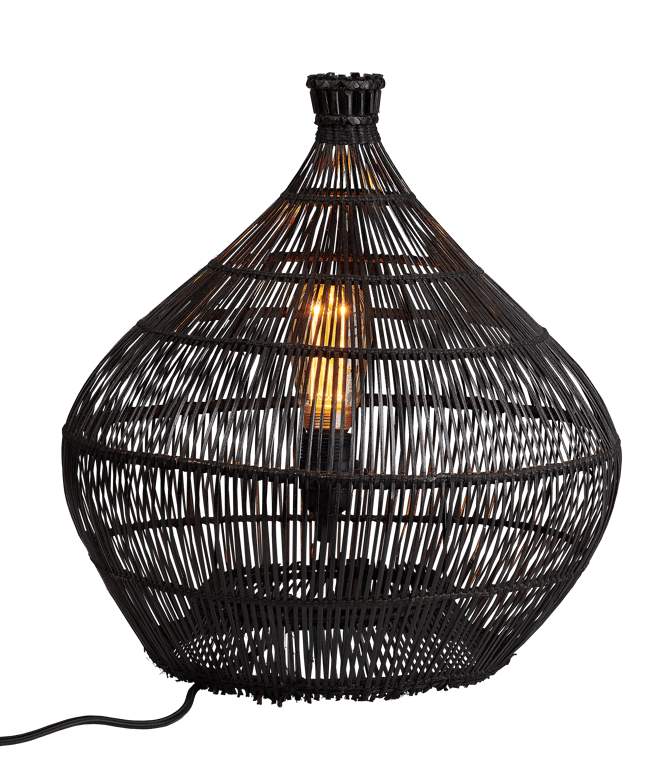 ZALOU Black table lamp H 43 cm - Ø 40 cm - best price from Maltashopper.com CS674303