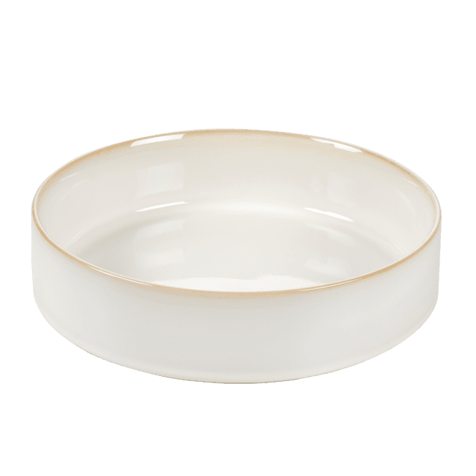 MINERAL MARBLE White bowl H 6,5 cm - Ø 26,5 cm - best price from Maltashopper.com CS666694