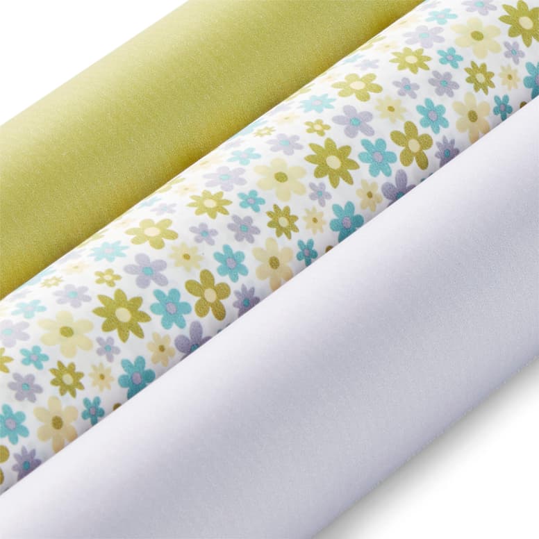 Casa BLOOM Wrapping paper 3 designs in various colours, W 70 x L 200 cm
