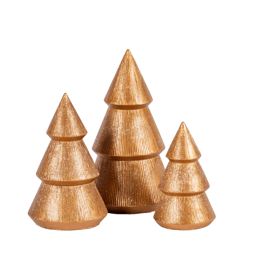 GLAM TREE Golden decoration H 13 x W 7.5 x D 7.5 cm - best price from Maltashopper.com CS656481