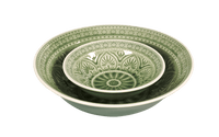 INDO Green bowl H 4.3 cm - Ø 14.3 cm - best price from Maltashopper.com CS673988