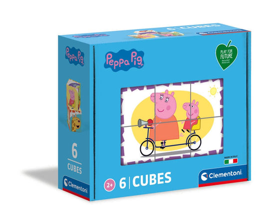 6 Piece Cubes - Peppa Pig