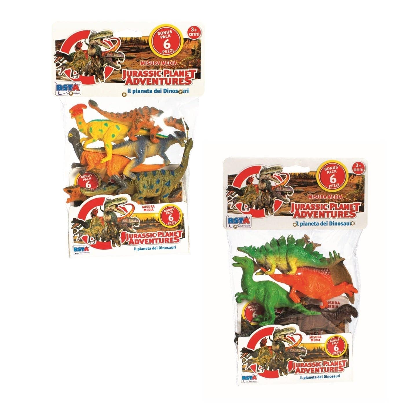 Toys 6-PIECE MEDIUM DINOSAUR ENVELOPE