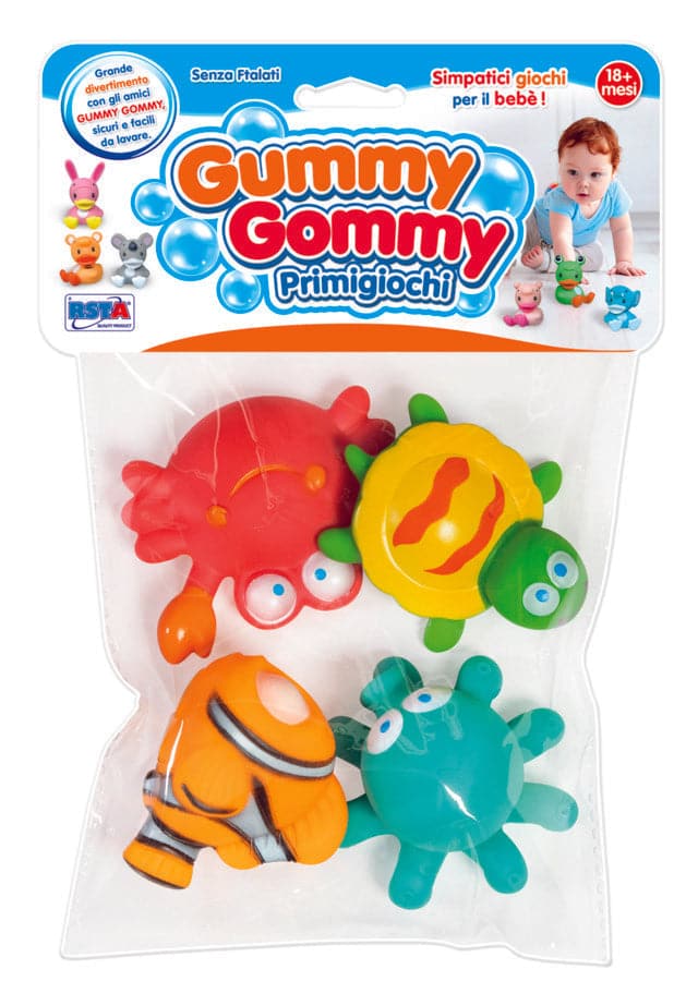 Gummy Gommy Bag 4 Aquatic Animals