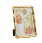 Casa FLOWY Golden frame, H 18 x W 13 x D 1,8 cm