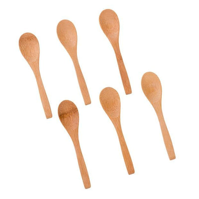 BAMBOO Spoons set of 6 naturalL 12 cm - best price from Maltashopper.com CS590905