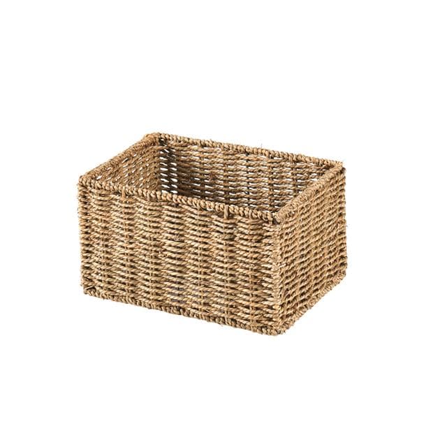 SEAGRASS Basket drawer M natural H 15 x W 20 x D 28 cm
