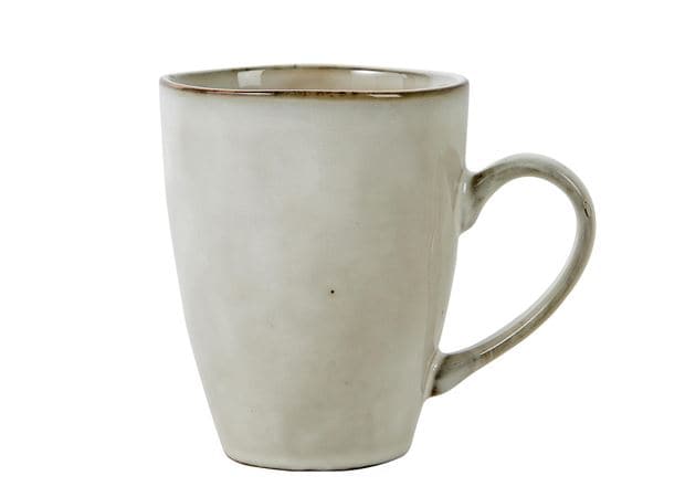 EARTH MARL Mug with cream handle H 10,5 cm - Ø 8 cm - best price from Maltashopper.com CS629909