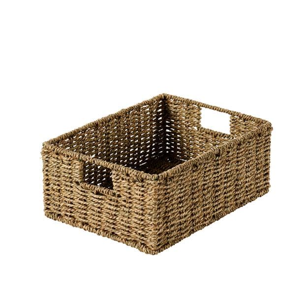 Casa SEAGRASS Natural drawer basket H 13 x W 34 x D 25 cm