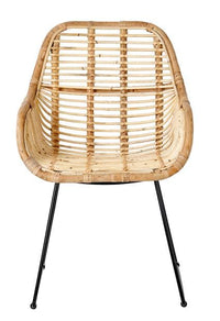 ROTAN Natural table chair H 87 x W 55 x D 54 cm - best price from Maltashopper.com CS661717